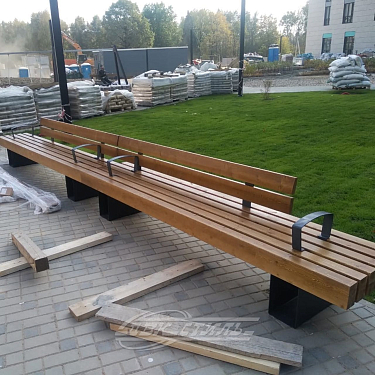Скамейка стальная «Дон».  �6